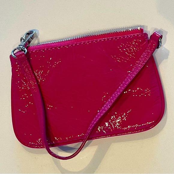 MICHAEL KORS Pink Glossy Small Zip Pouch - Picture 3 of 10